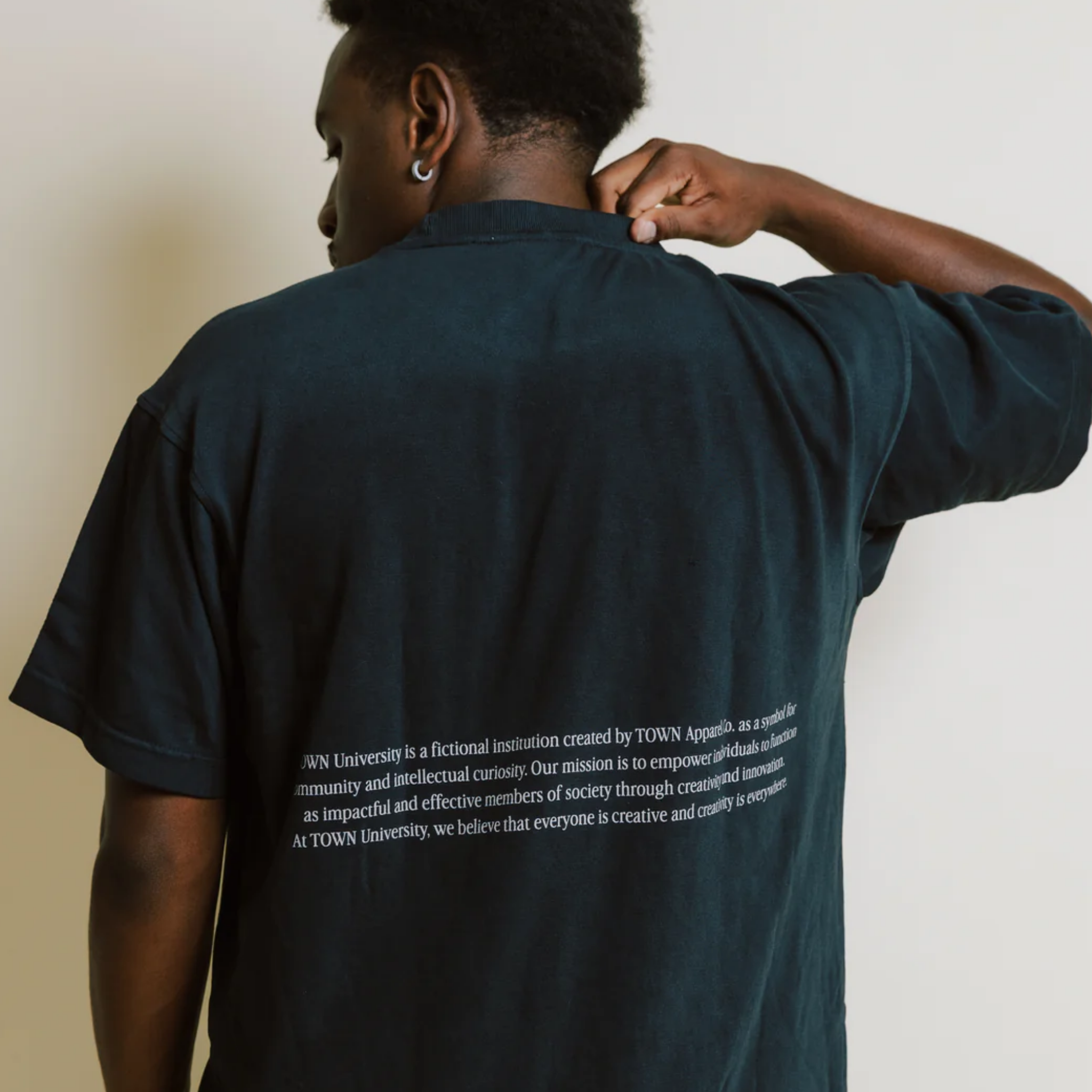 'TOWN  UNIVERSITY'  Campus Tee