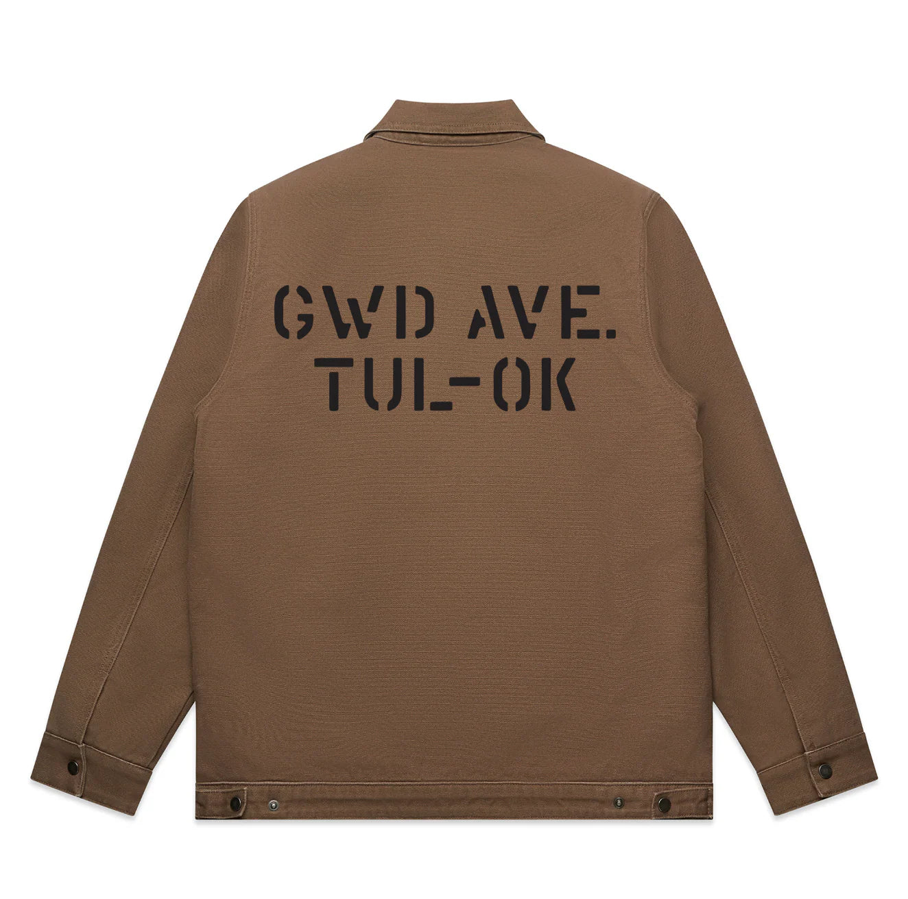 Stencil Canvas Jacket Walnut