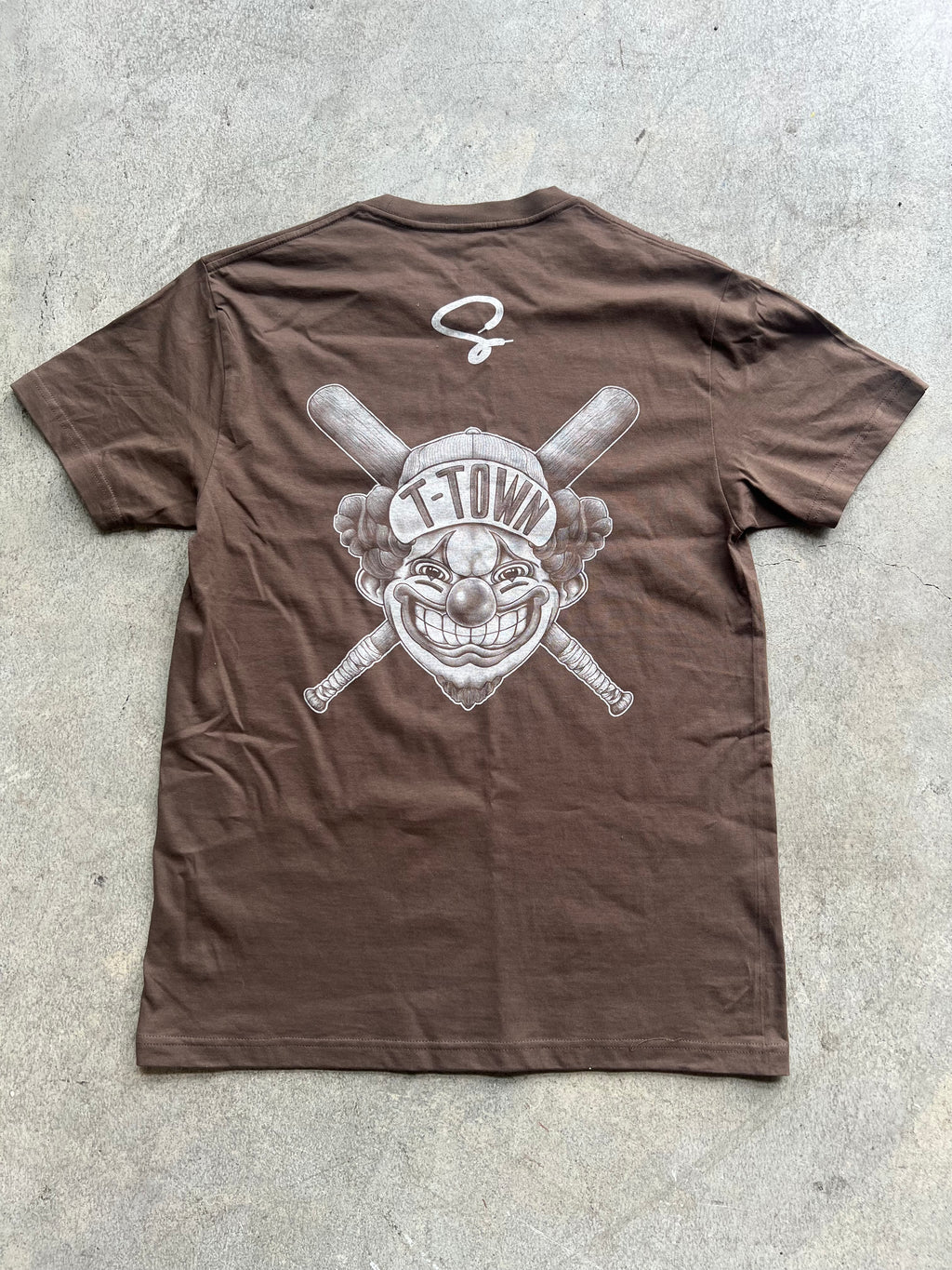 T-Town Clown Tee - Brown/White
