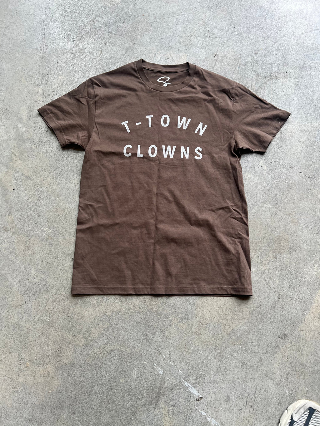 T-Town Clown Tee - Brown/White