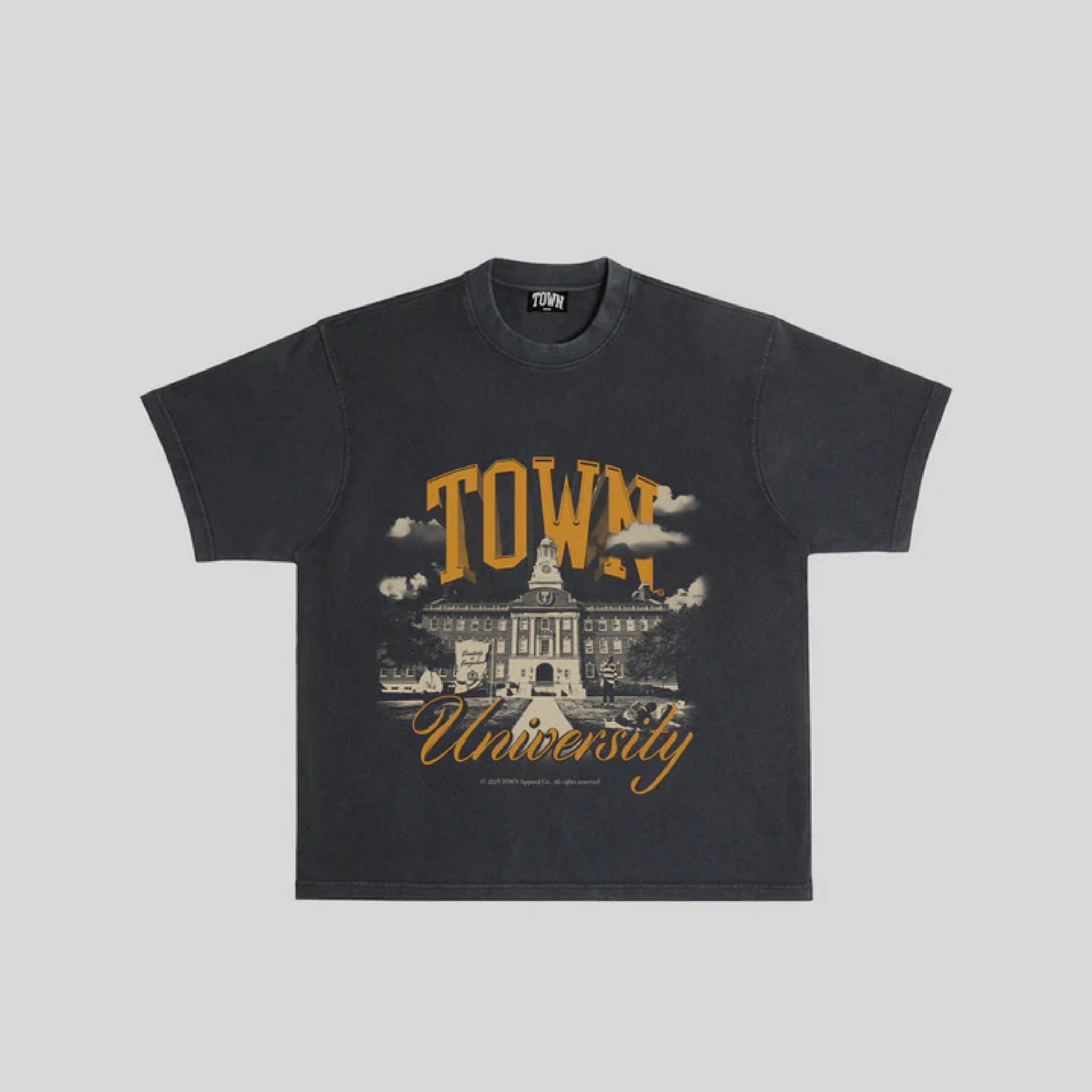 'TOWN  UNIVERSITY'  Campus Tee