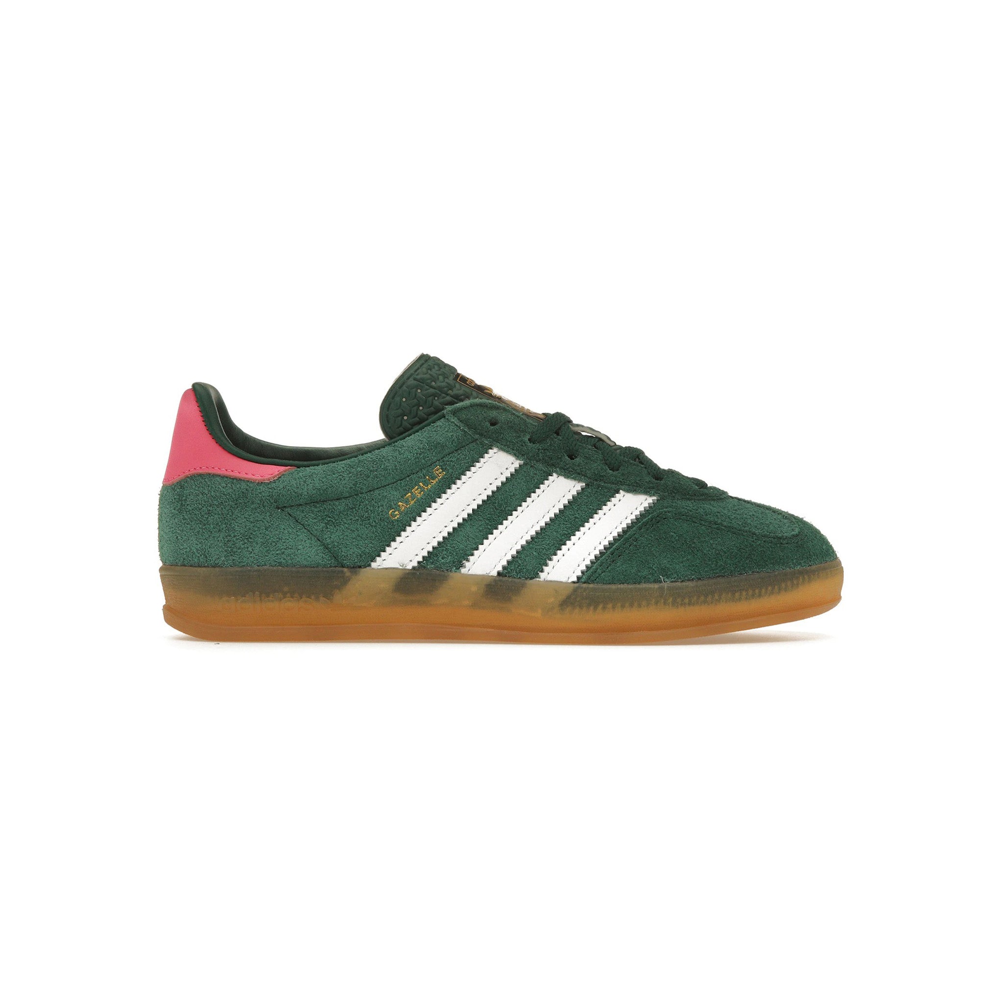 Adidas Gazelle Indoor Collegiate Green Lucid Pink (Women's)